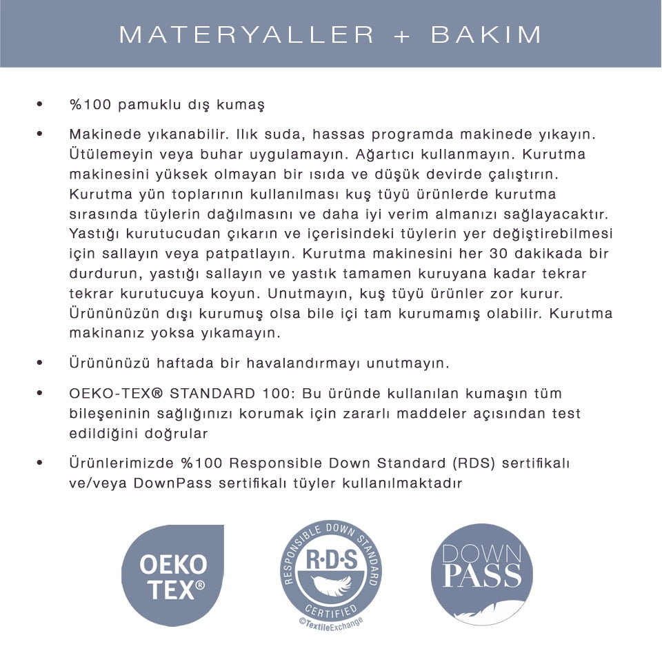 Gold 90 Kaz Tüyü Yastık - görsel 7