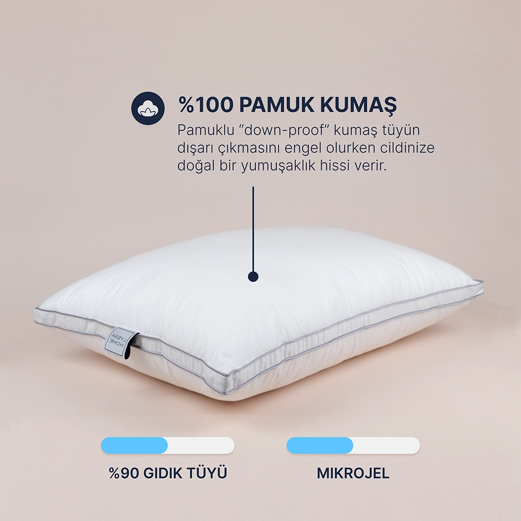 Gold 90 Downmix Yüksek Yastık - görsel 2