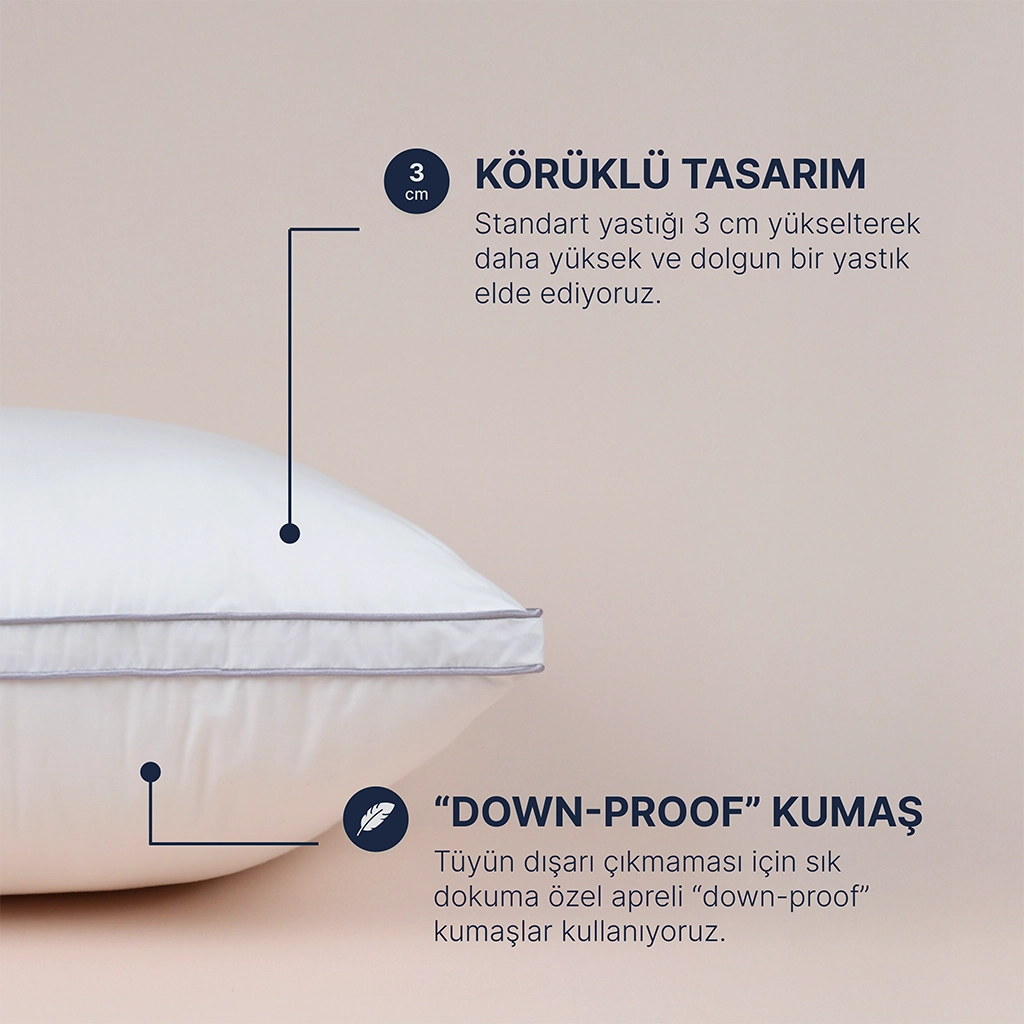 Eko 15 Downmix Yüksek Yastık - görsel 3