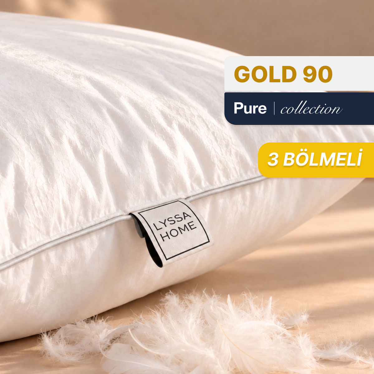 Gold 90 Twin Kaz Tüyü Yastık